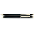 Cross Classic Century Classic Black/ Gold Trim Ball Pen/ Pencil Set
